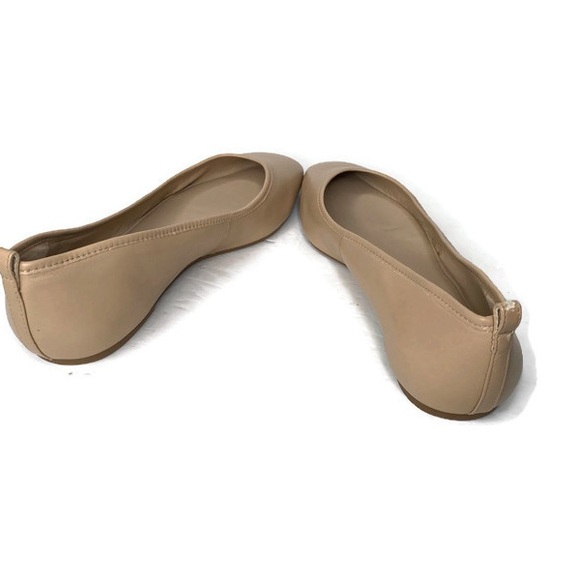 NWOT Gianni Bini Nude Ballet Leather Flats Women's Size 8 - Picture 7 of 7